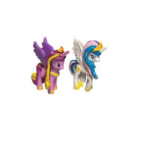 My Little Pony 2013 Mini Figure Princess Cadance Princess Celestia FiM Busy Book